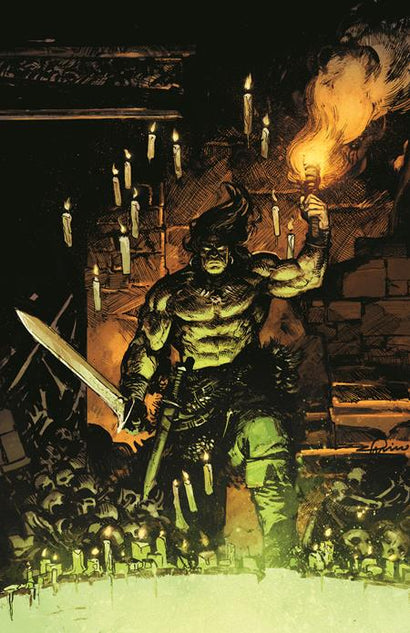 CONAN THE BARBARIAN TIDES OF THE TYRANT KING #1 CVR J GERARDO ZAFFINO VIRGIN CARDSTOCK VAR
