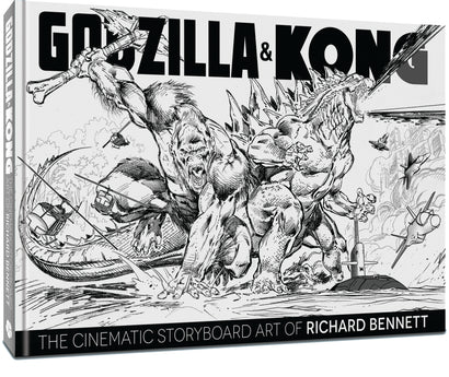 GODZILLA & KONG HARDCOVER THE CINEMATIC STORYBOARD ART OF RICHARD BENNETT