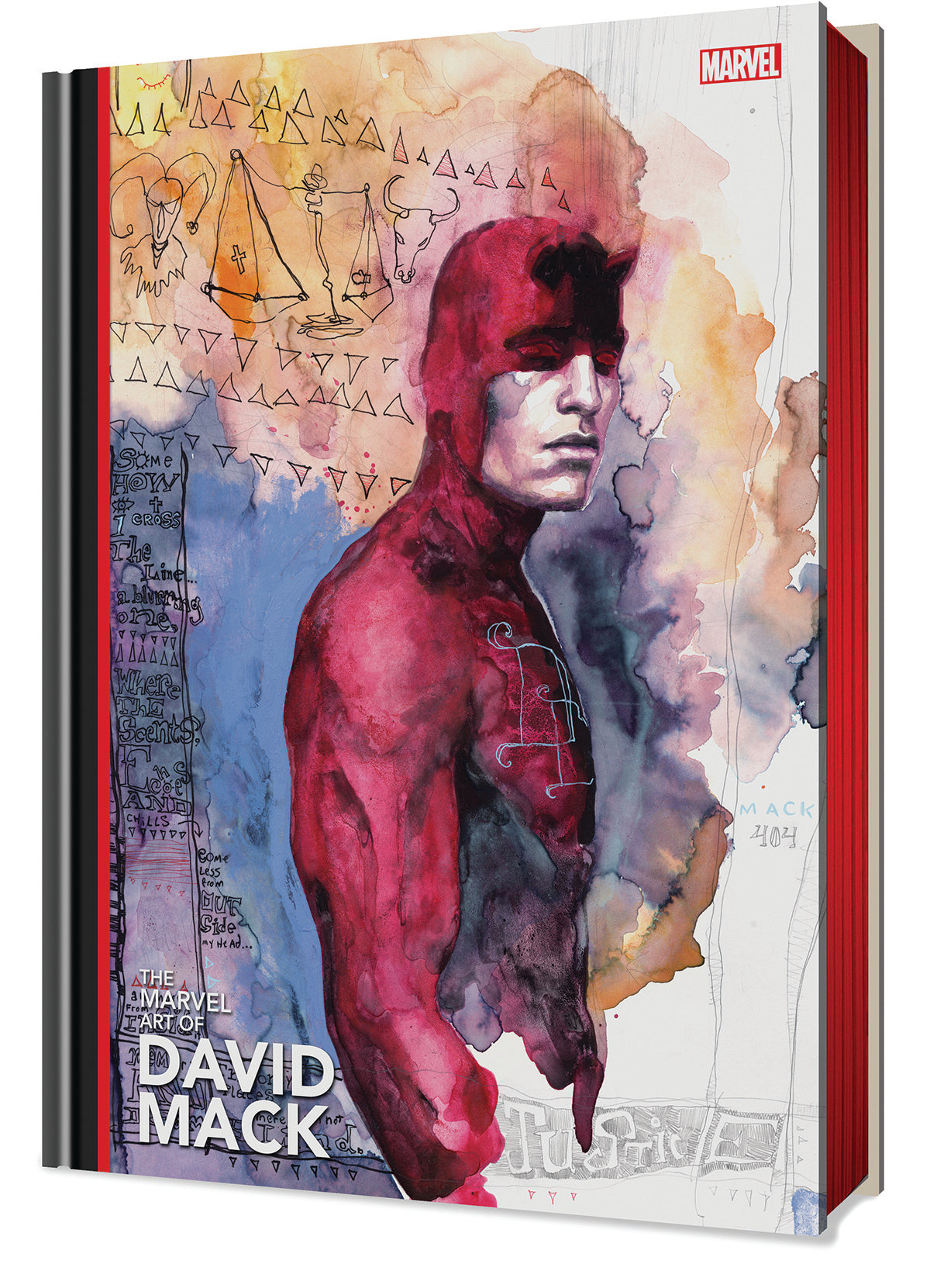 MARVEL ART OF DAVID MACK HARDCOVER DIRECT MARKET ED
