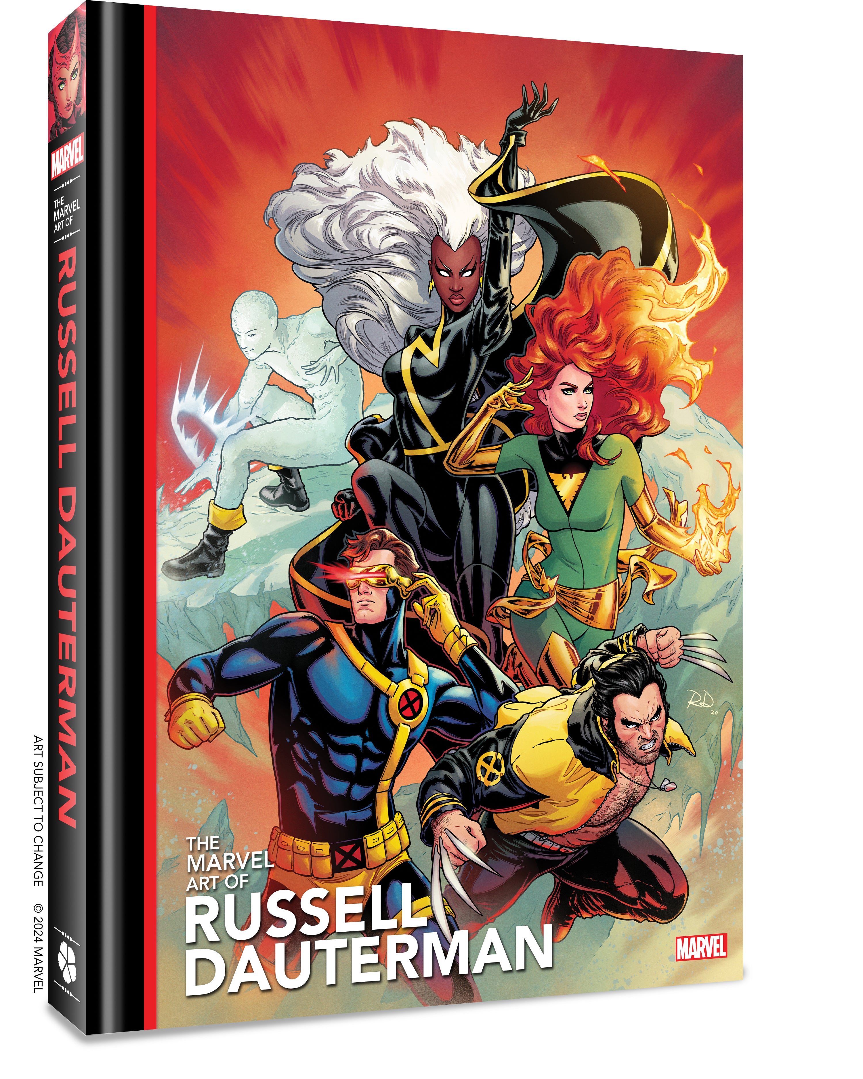 MARVEL ART OF RUSSELL DAUTERMAN HARDCOVER DIRECT MARKET ED