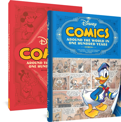 DISNEY COMICS HARDCOVER AROUND THE WORLD IN ONE HUNDRED YEARS DELUXE EDITION