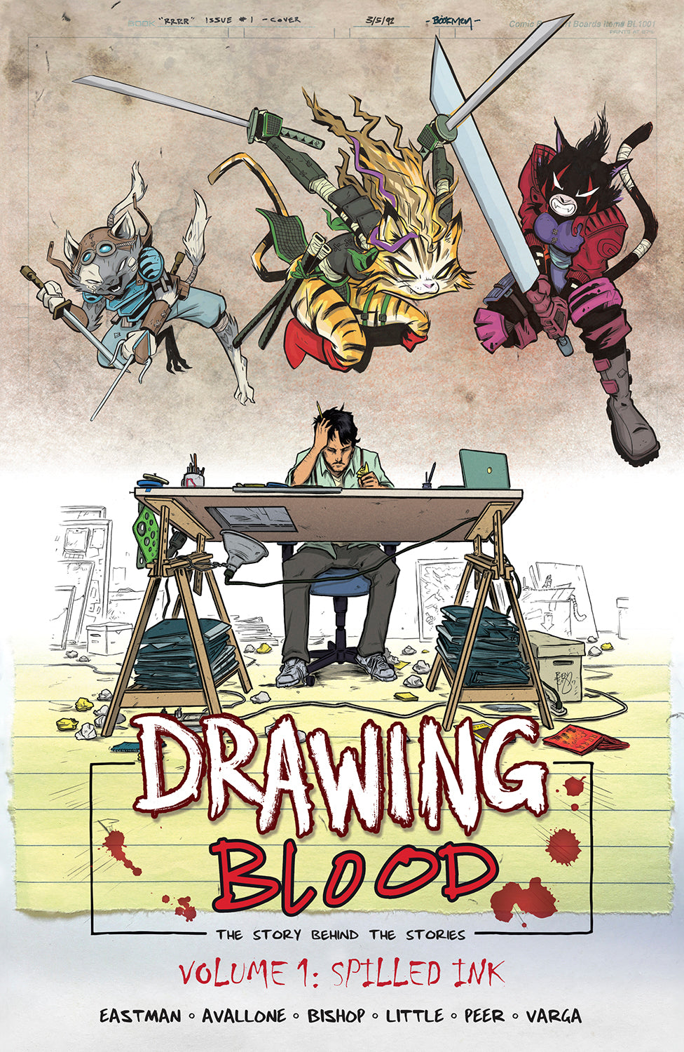 DRAWING BLOOD TRADE PAPERBACK VOL 01 SPILLED INK