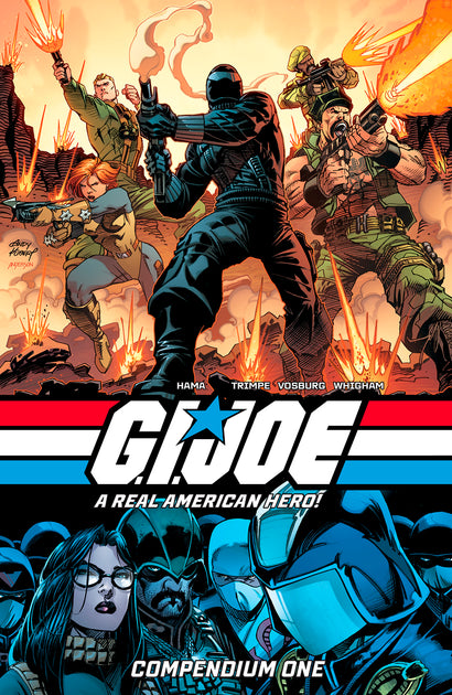 GI JOE A REAL AMERICAN HERO COMPENDIUM TRADE PAPERBACK BOOK 01 BOOK MARKET ANDY KUBERT & BRAD ANDERSON CVR