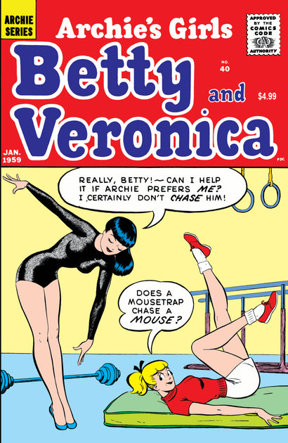 ARCHIE FACSIMILE #9 BETTY AND VERONICA #40 COVER A HARRY LUCEY