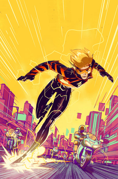 ABSOLUTE FLASH #8 COVER C RILEY ROSSMO CARD STOCK VARIANT