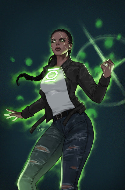 ABSOLUTE GREEN LANTERN #7 COVER C LESLEY LEIRIX LI CARD STOCK VARIANT