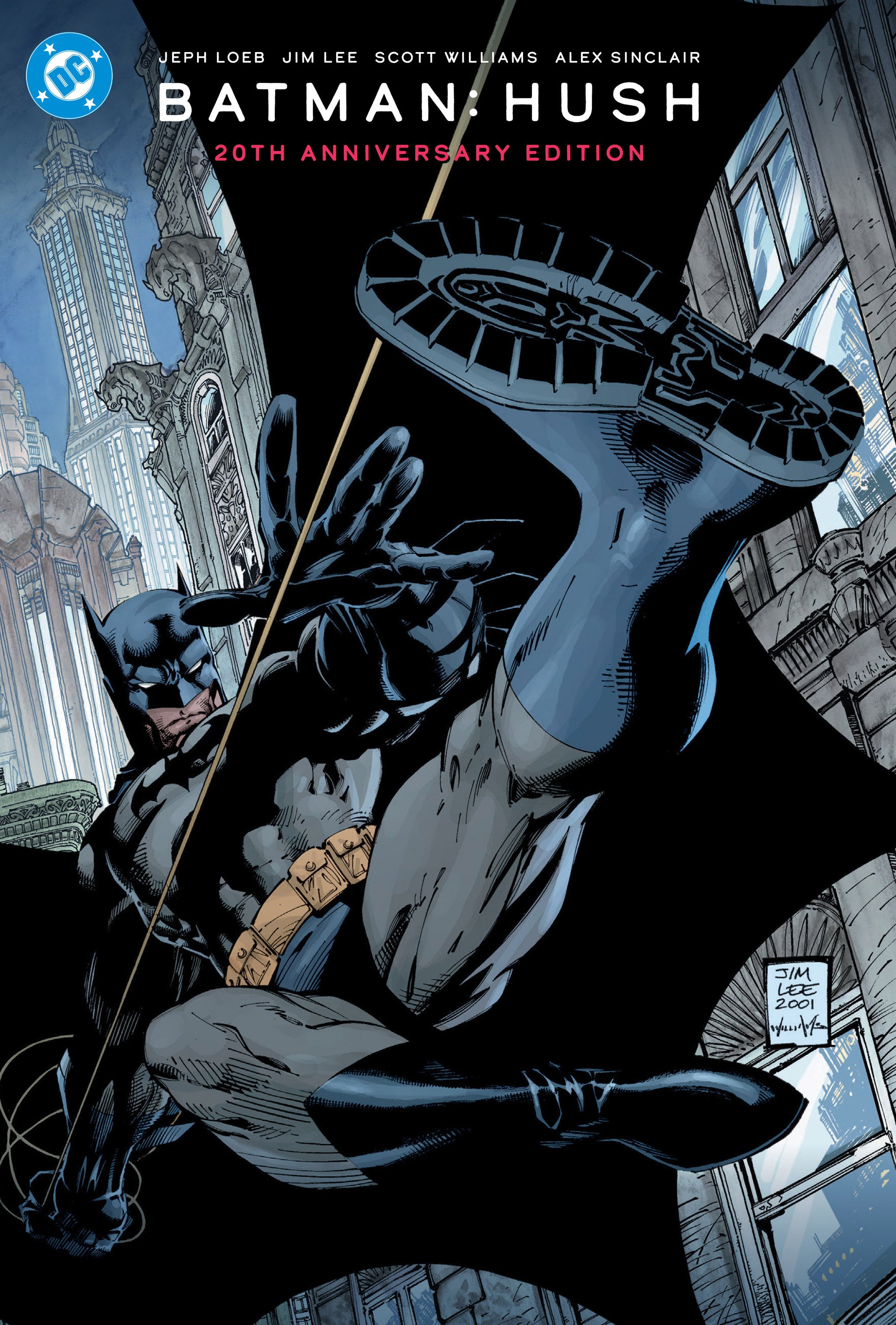 BATMAN DAY 2025 - BATMAN HUSH 20TH ANNIVERSARY EDITION HARDCOVER VARIANT DUSTJACKET