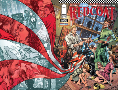 REDCOAT #16 COVER A BRYAN HITCH & BRAD ANDERSON WRAPAROUND