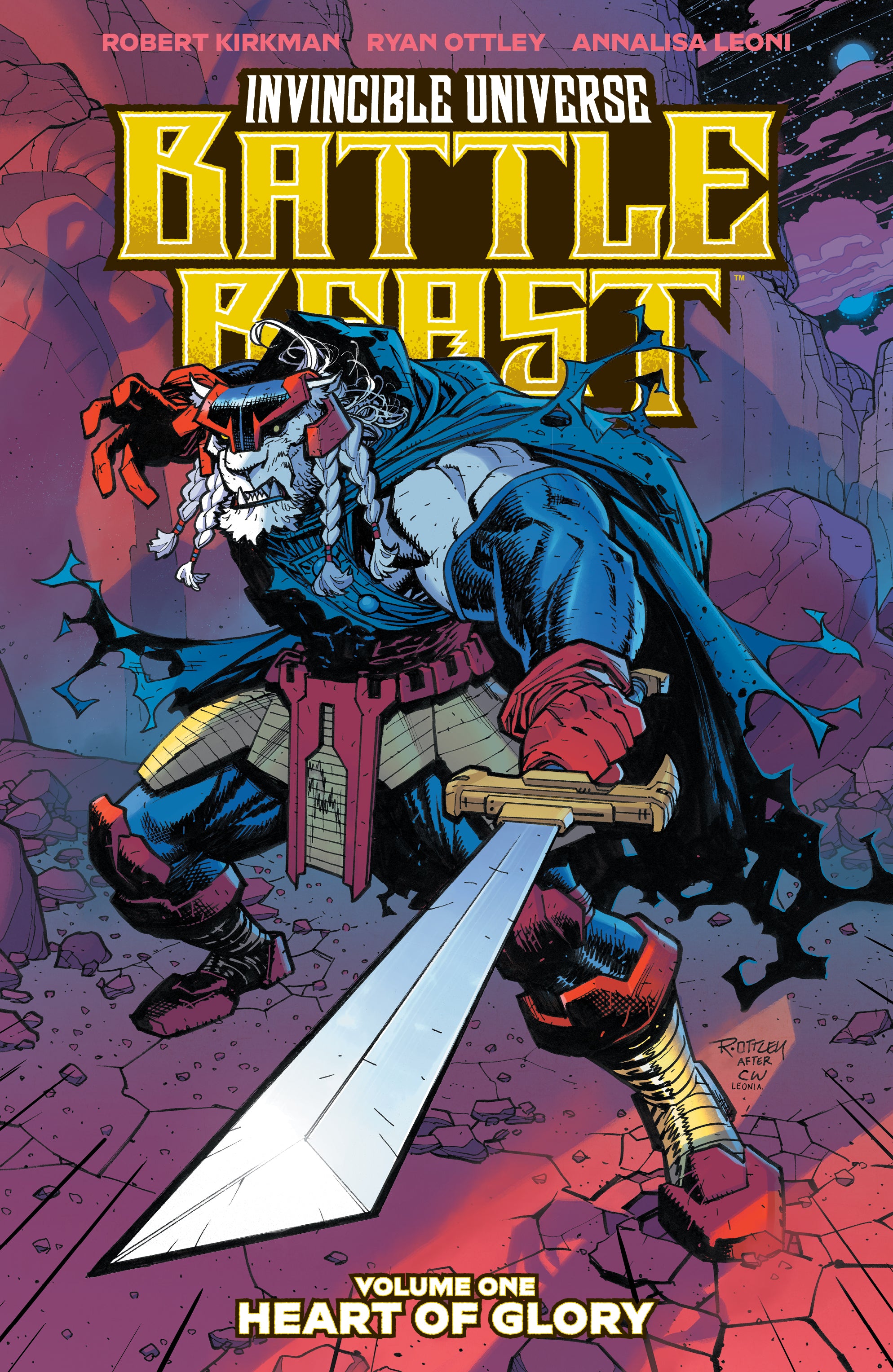 INVINCIBLE UNIVERSE BATTLE BEAST TRADE PAPERBACK VOL 01 RYAN OTTLEY & ANNALISA LEONI CVR