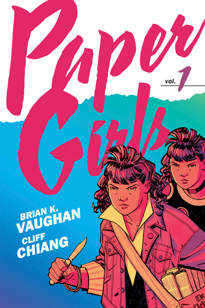 PAPER GIRLS BACKPACK EDITION TRADE PAPERBACK VOL 01 CLIFF CHIANG CVR