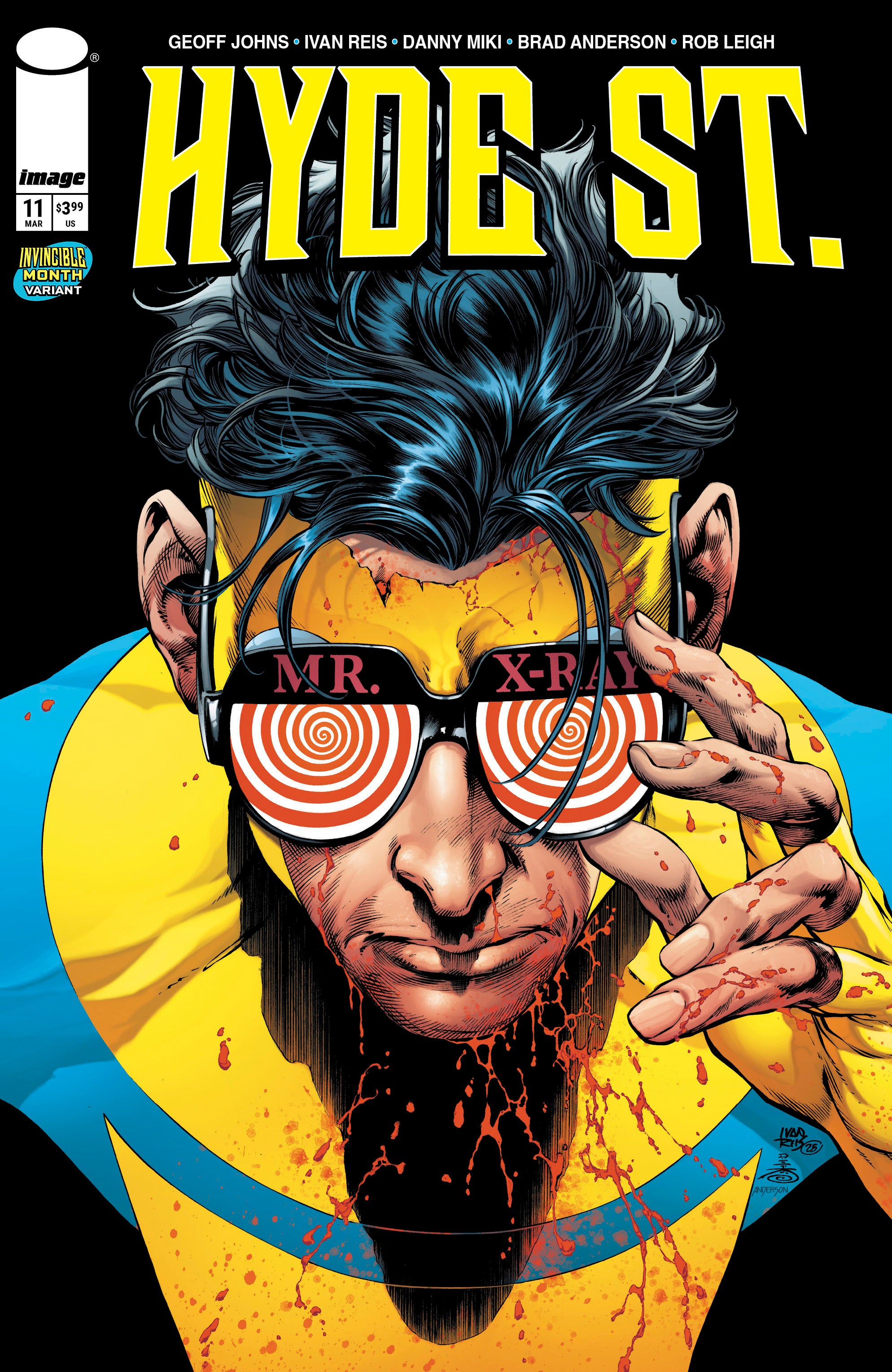 HYDE STREET #11 COVER D IVAN REIS & BRAD ANDERSON INVINCIBLE TEAM UP VARIANT
