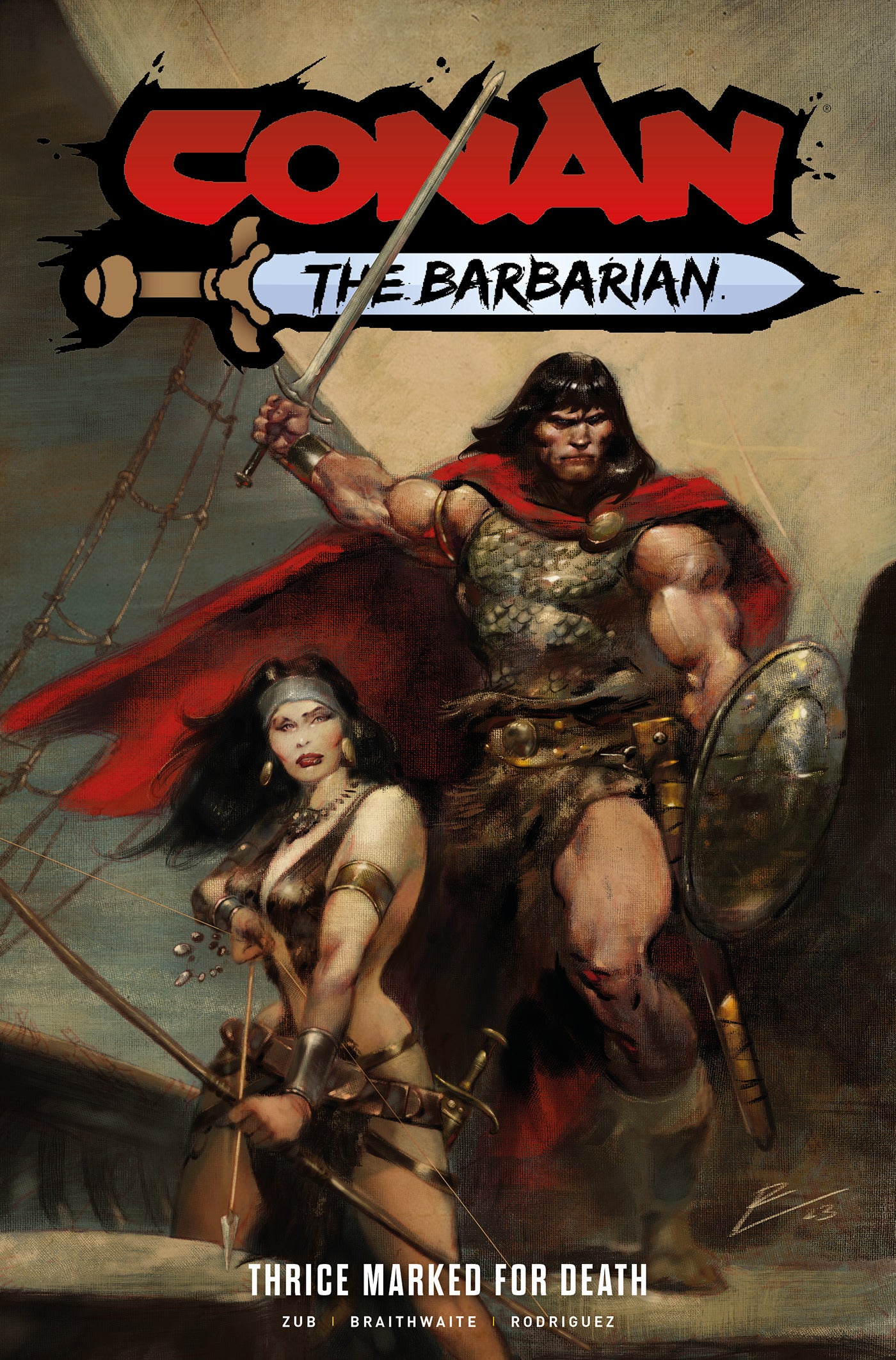CONAN THE BARBARIAN TRADE PAPERBACK VOL 02 THRICE MARKED FOR DEATH 