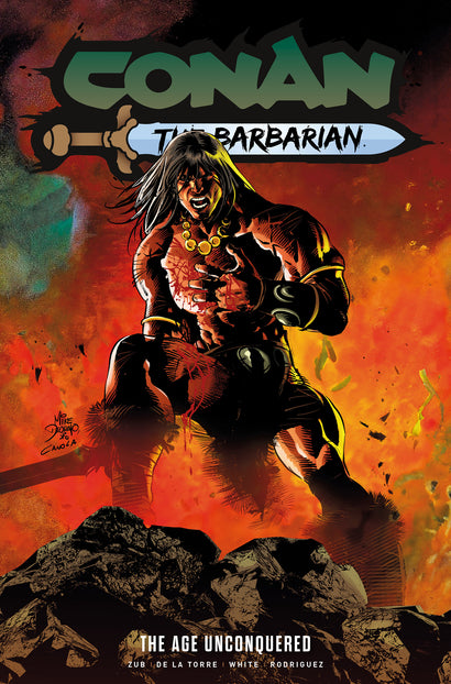CONAN THE BARBARIAN TRADE PAPERBACK VOL 03 THE AGE UNCONQUERED DIRECT MARKET EDITION DAN PANOSIAN CVR 