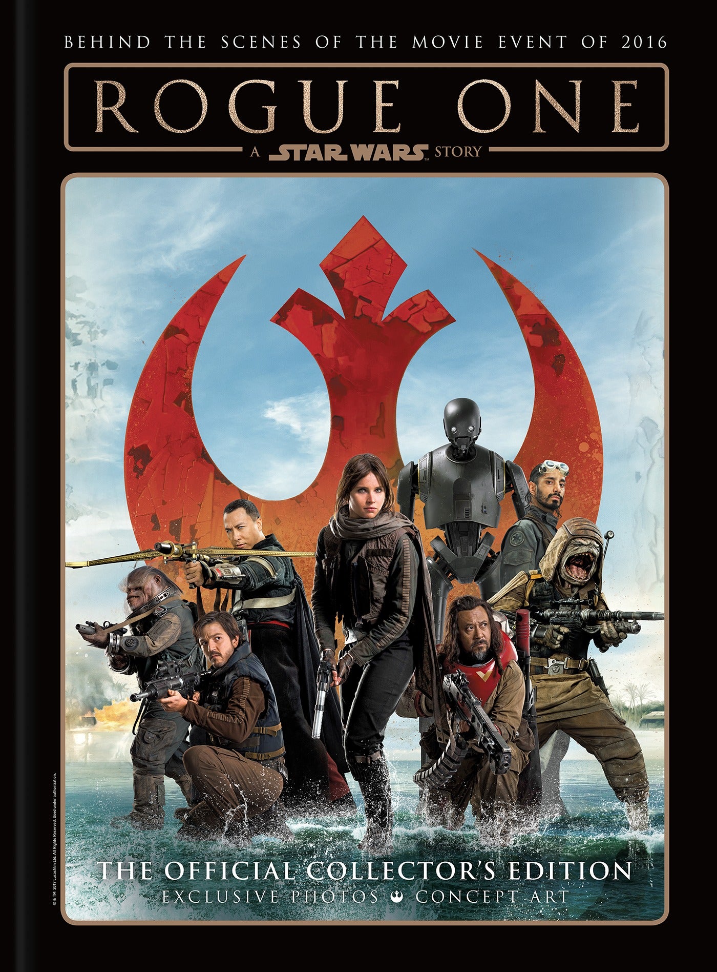 STAR WARS ROGUE ONE A STAR WARS STORY HARDCOVER THE OFFICIAL COLLECTORS EDITION 