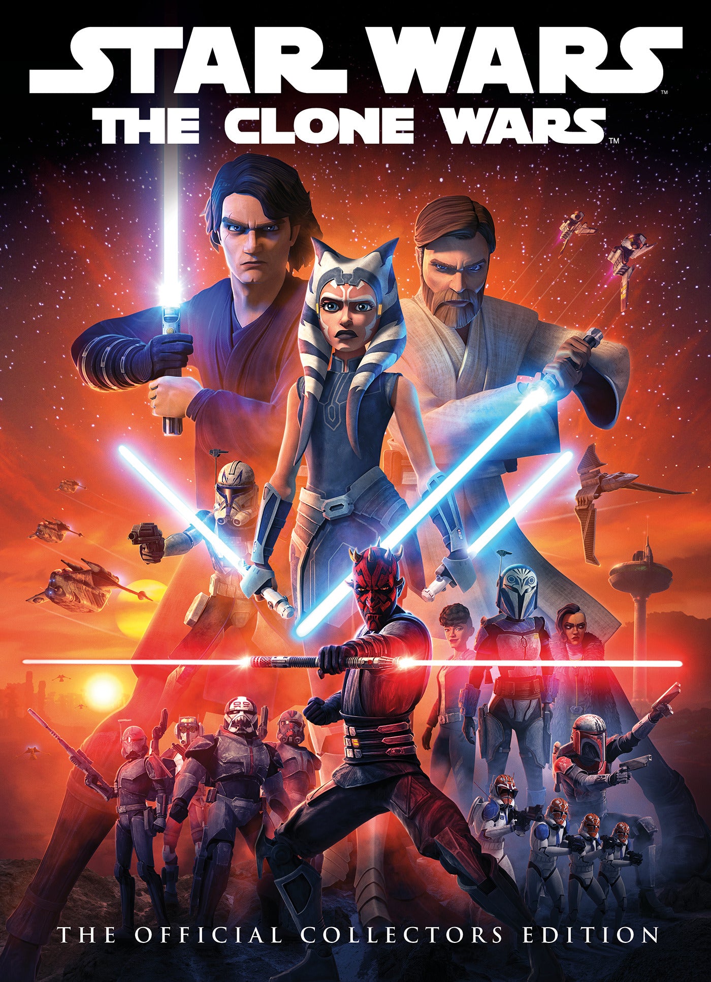 STAR WARS THE CLONE WARS HARDCOVER THE OFFICIAL COLLECTORS EDITION