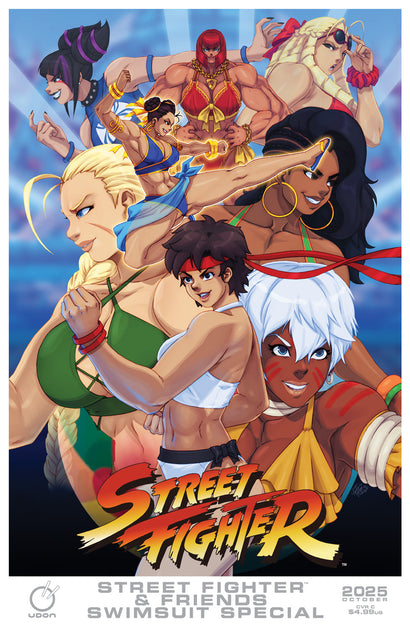 2025 STREET FIGHTER & FRIENDS SWIMSUIT SPECIAL #1 (ONE SHOT) COVER C TOVIO ROGERS VARIANT