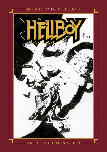 MIKE MIGNOLAS HELLBOY IN HELL ARTISTS EDITION HARDCOVER BOOK 02 DIRECT MARKET EXCLUSIVE MIKE MIGNOLA COVER