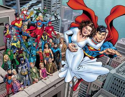 SUPERMAN THE WEDDING ALBUM 30TH ANNIVERSARY SPECIAL #1 (ONE SHOT) CVR A DAN JURGENS & JERRY ORDWAY WRAPAROUND