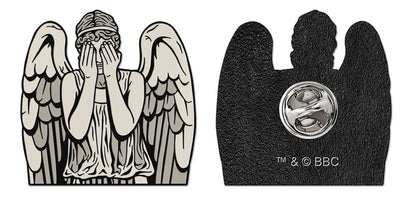 DOCTOR WHO WEEPING ANGEL ENAMEL PIN BADGE