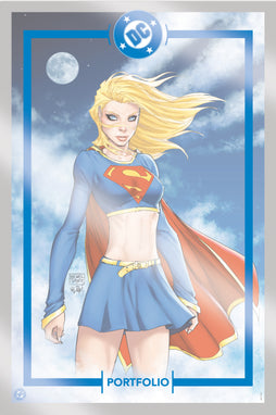 DC PORTFOLIO OF MICHAEL TURNER WONDER WOMAN & SUPERGIRL 10 PRINT SET