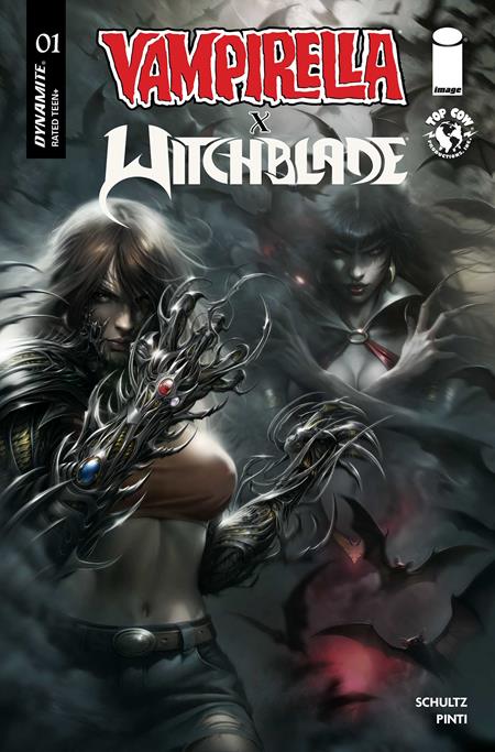 VAMPIRELLA X WITCHBLADE SPECIAL #1 (ONE SHOT) CVR O FRANCESCO MATTINA FOIL VAR