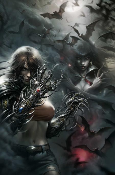 VAMPIRELLA X WITCHBLADE SPECIAL #1 (ONE SHOT) CVR P FRANCESCO MATTINA FOIL VIRGIN VAR