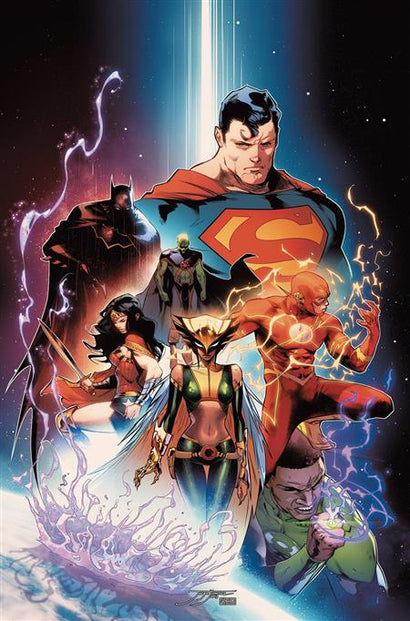 JUSTICE LEAGUE BY SCOTT SNYDER DLX ED HARDCOVER BOOK 01