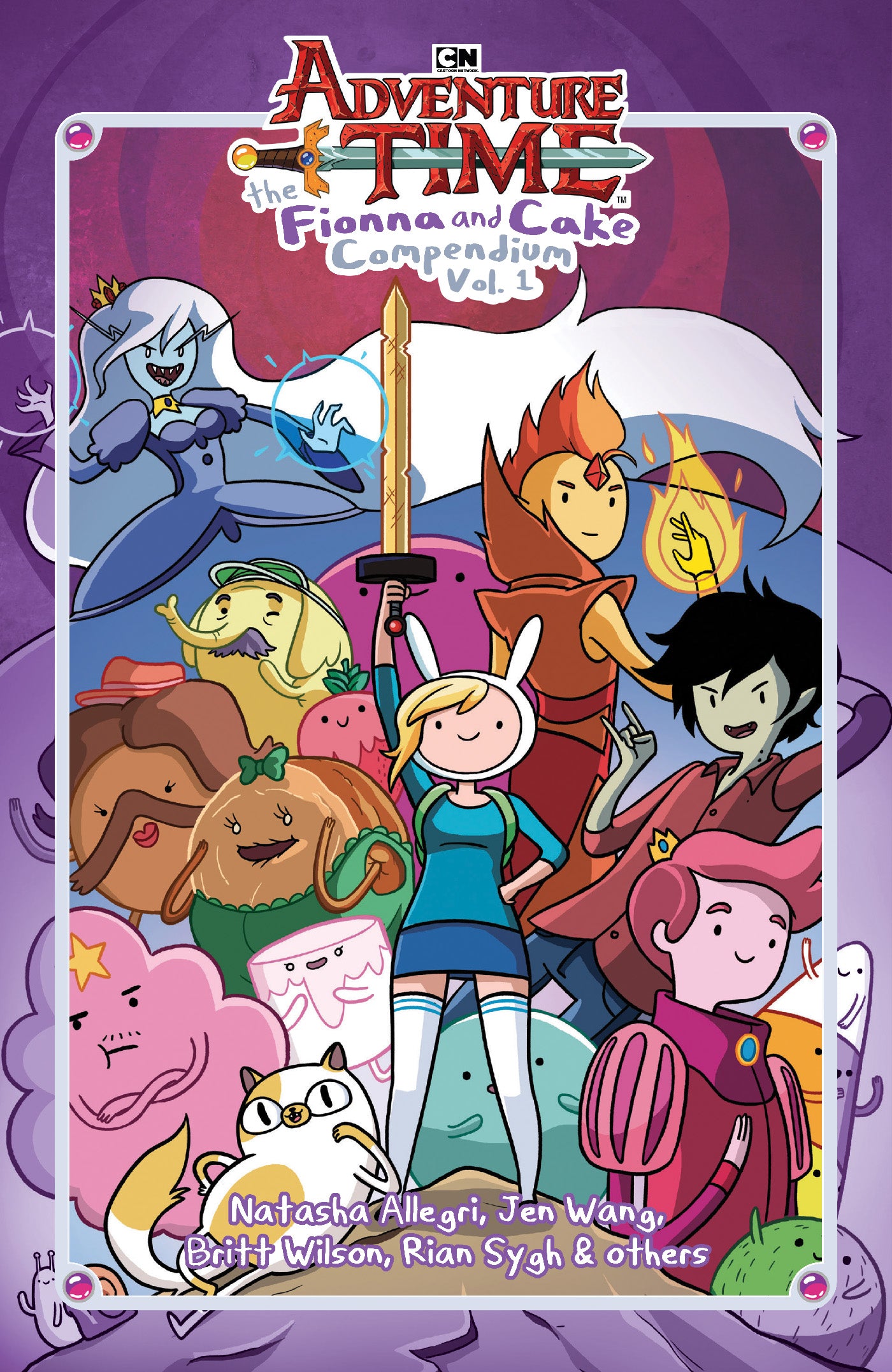 ADVENTURE TIME HARDCOVER VOL 01 THE FIONNA AND CAKE COMPENDIUM DIRECT MARKET EXCLUSIVE