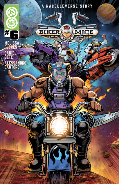 BIKER MICE FROM MARS (2025) #6 COVER B PATRICK SPAZIANTE HANDBOOK VARIANT