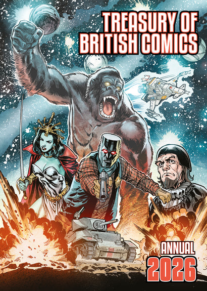 TREASURY OF BRITISH COMICS ANNUAL 2026 HARDCOVER Limited to 250 copies Allocations May Occur