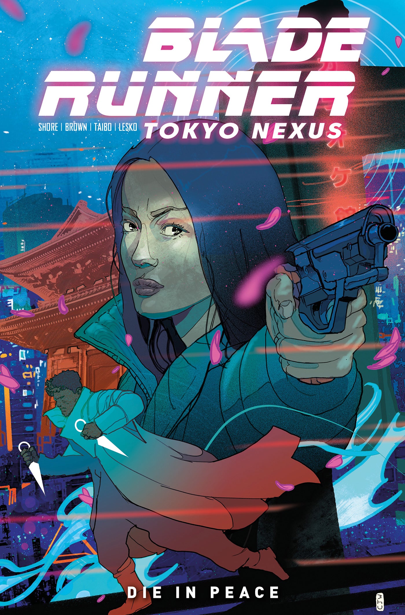 BLADE RUNNER TOKYO NEXUS DIE IN PEACE TRADE PAPERBACK DIRECT MARKET EDITION CHRISTIAN WARD CVR