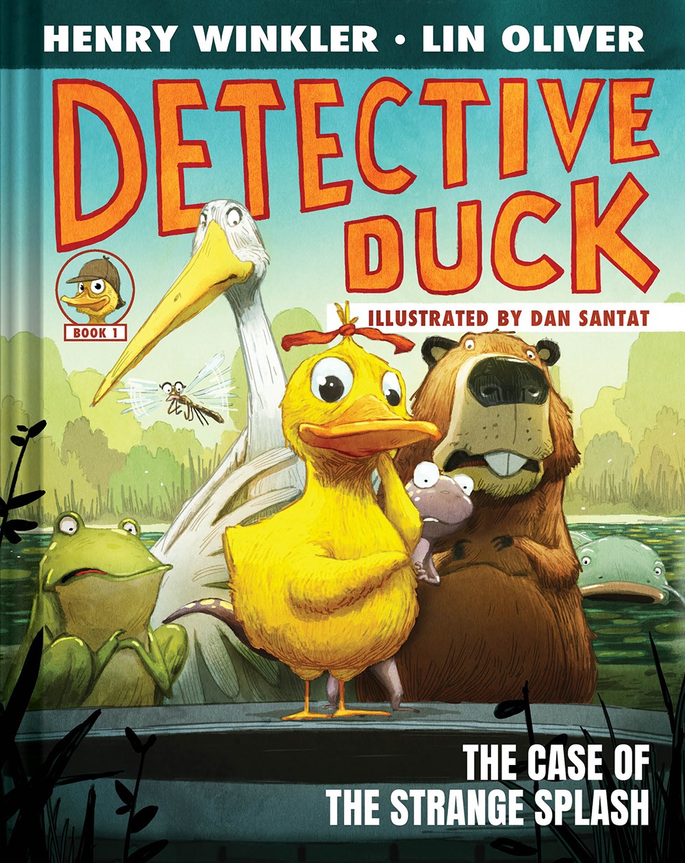 DETECTIVE DUCK ILLUSTRATED NOVEL HC VOL 01 THE CASE OF THE STRANGE SPLASH