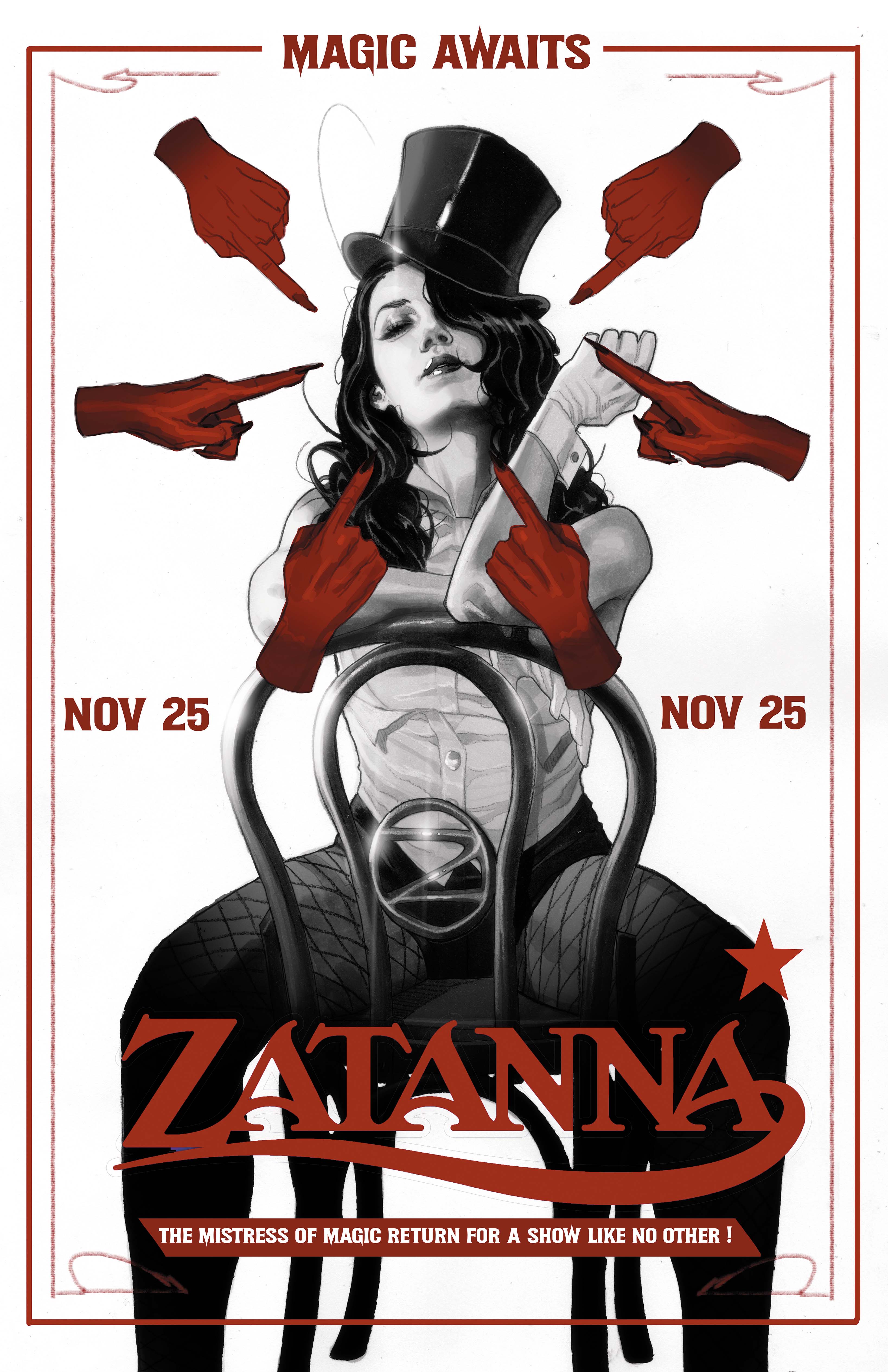 ZATANNA (2026) #8 CVR B JOSHUA SWAY SWABY CARD STOCK VAR