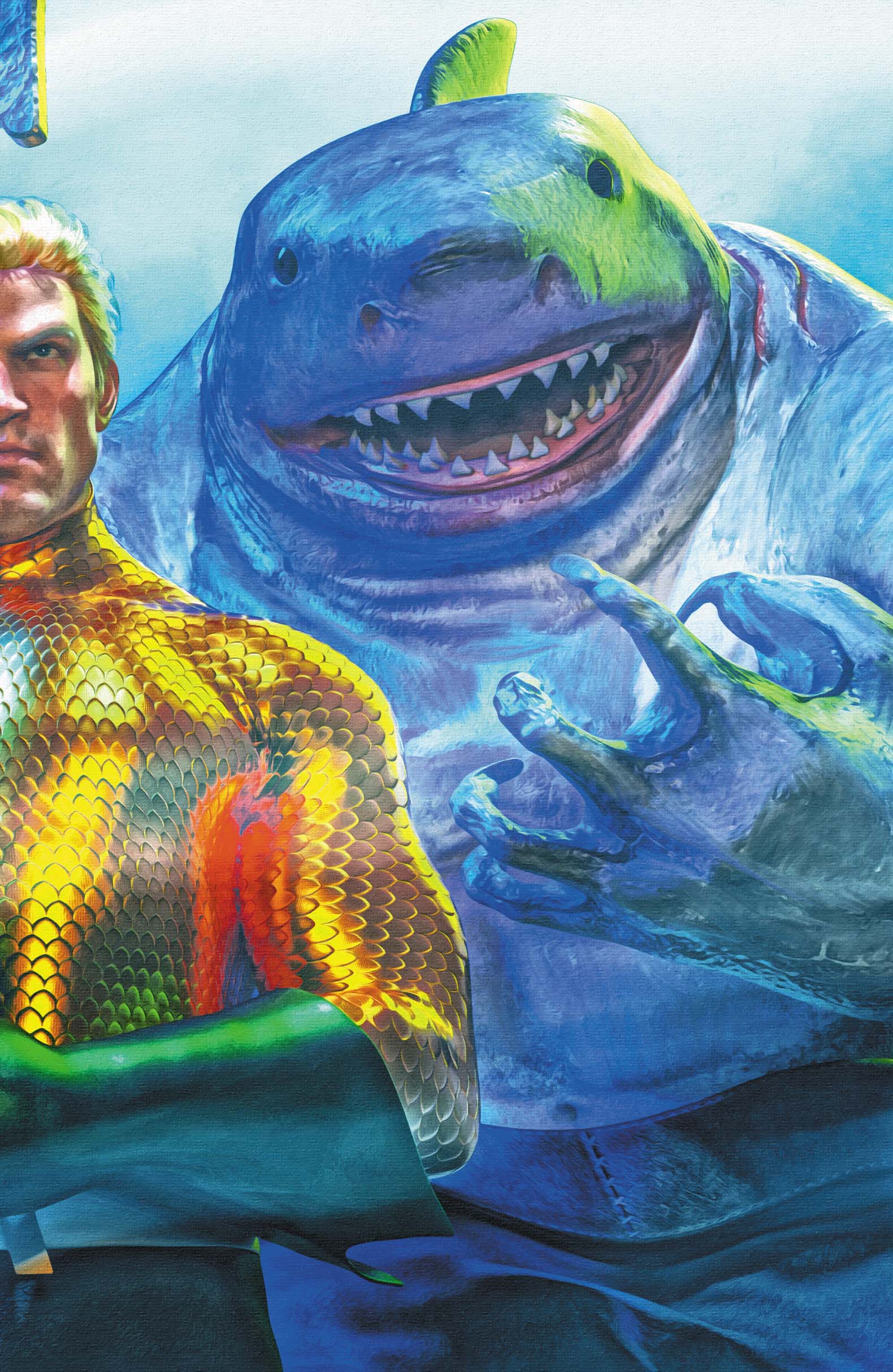 EMPEROR AQUAMAN #23 CVR C MARK SPEARS RIGHT CONNECTING CARD STOCK VAR
