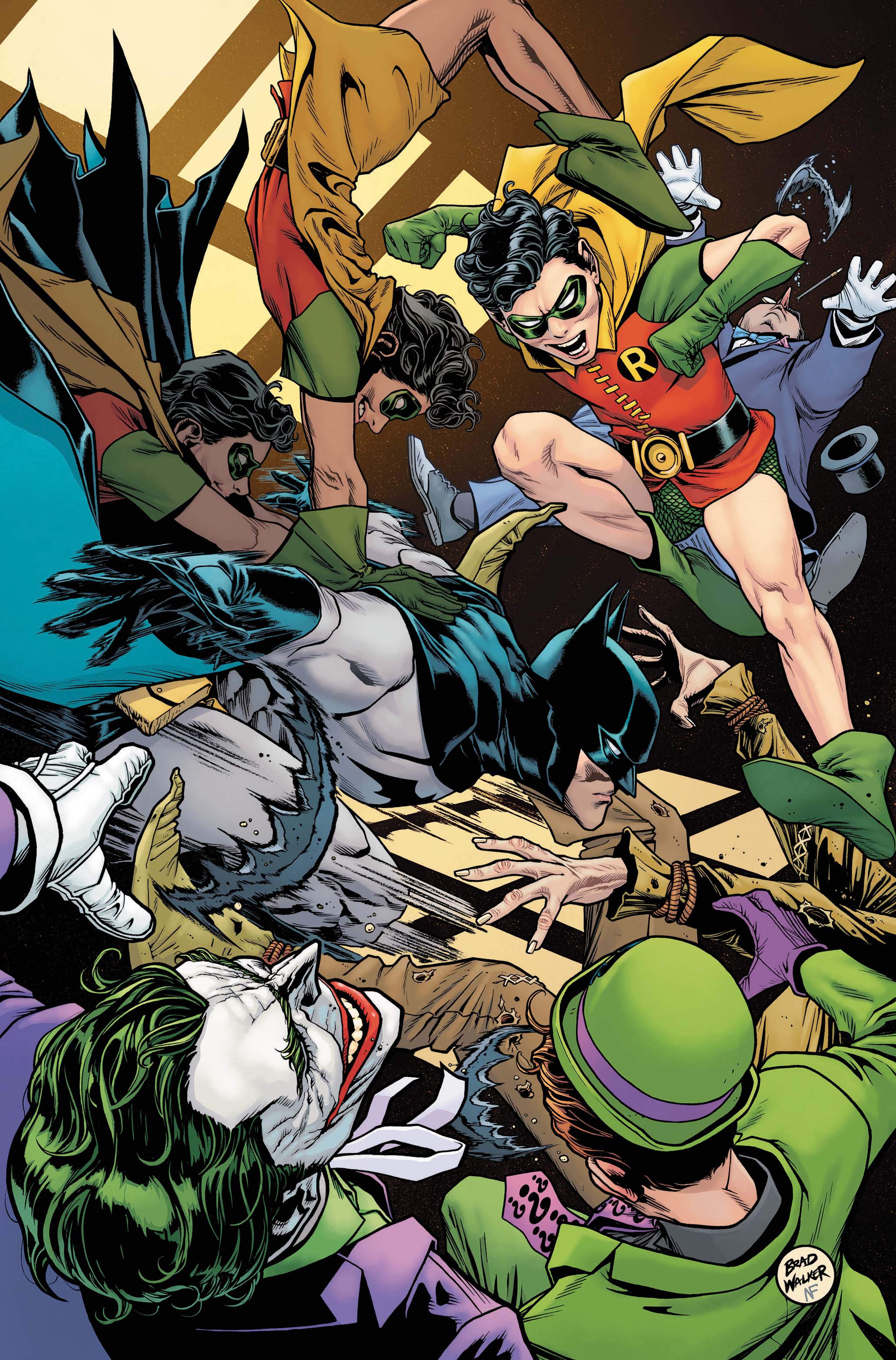 BATMAN & ROBIN YEAR ONE DYNAMIC DUOS #4 (OF 12) CVR B BRAD WALKER CARD STOCK VAR