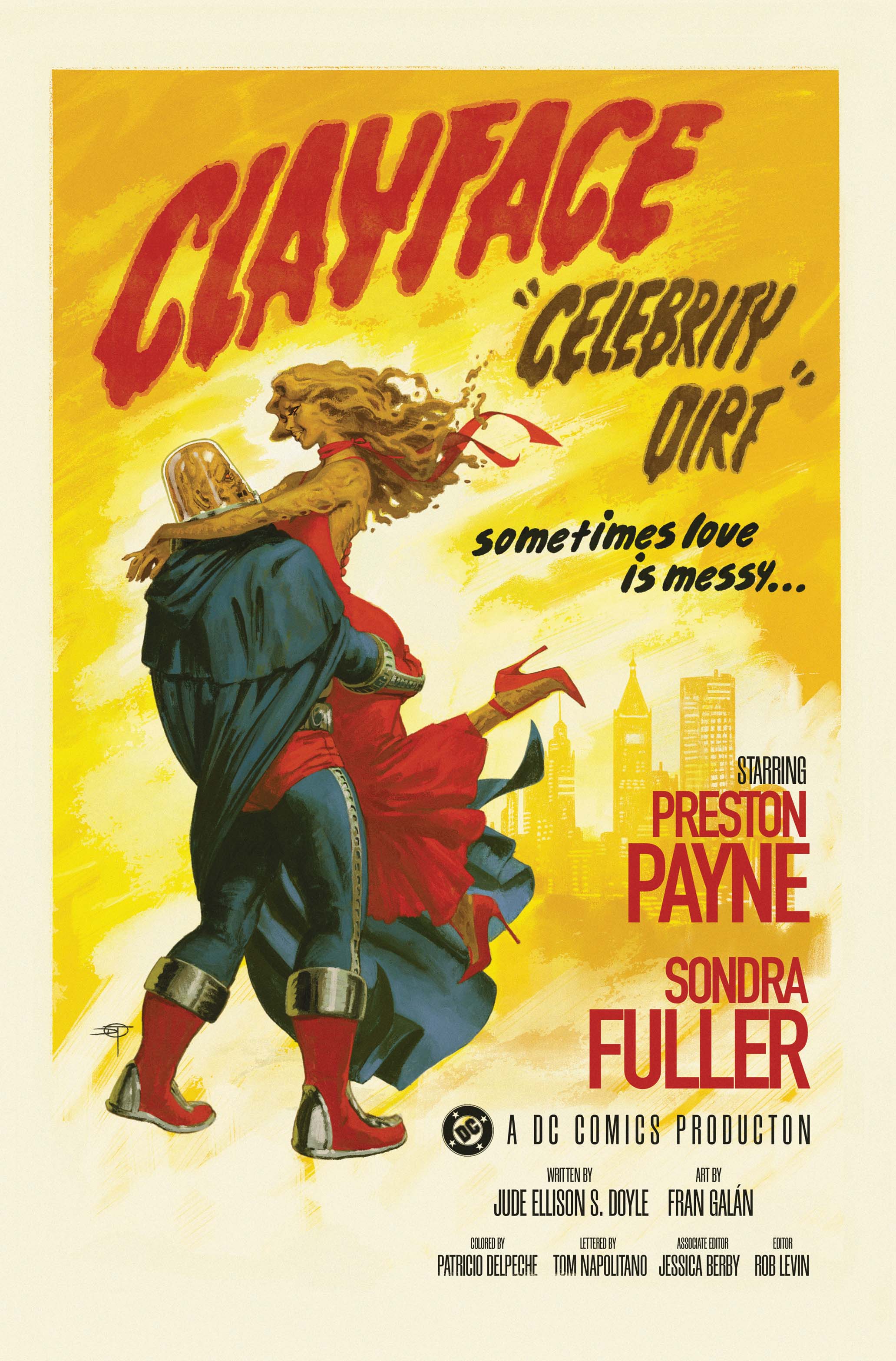 CLAYFACE CELEBRITY DIRT #5 (OF 6) CVR C DAVID TALASKI CARD STOCK VAR