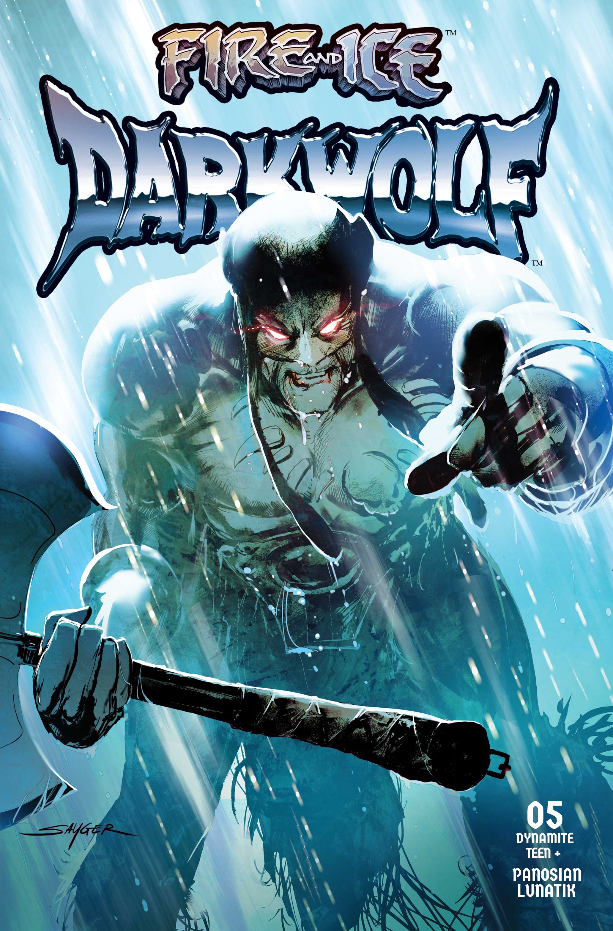 FIRE AND ICE DARKWOLF #5 CVR D STUART SAYGER VAR