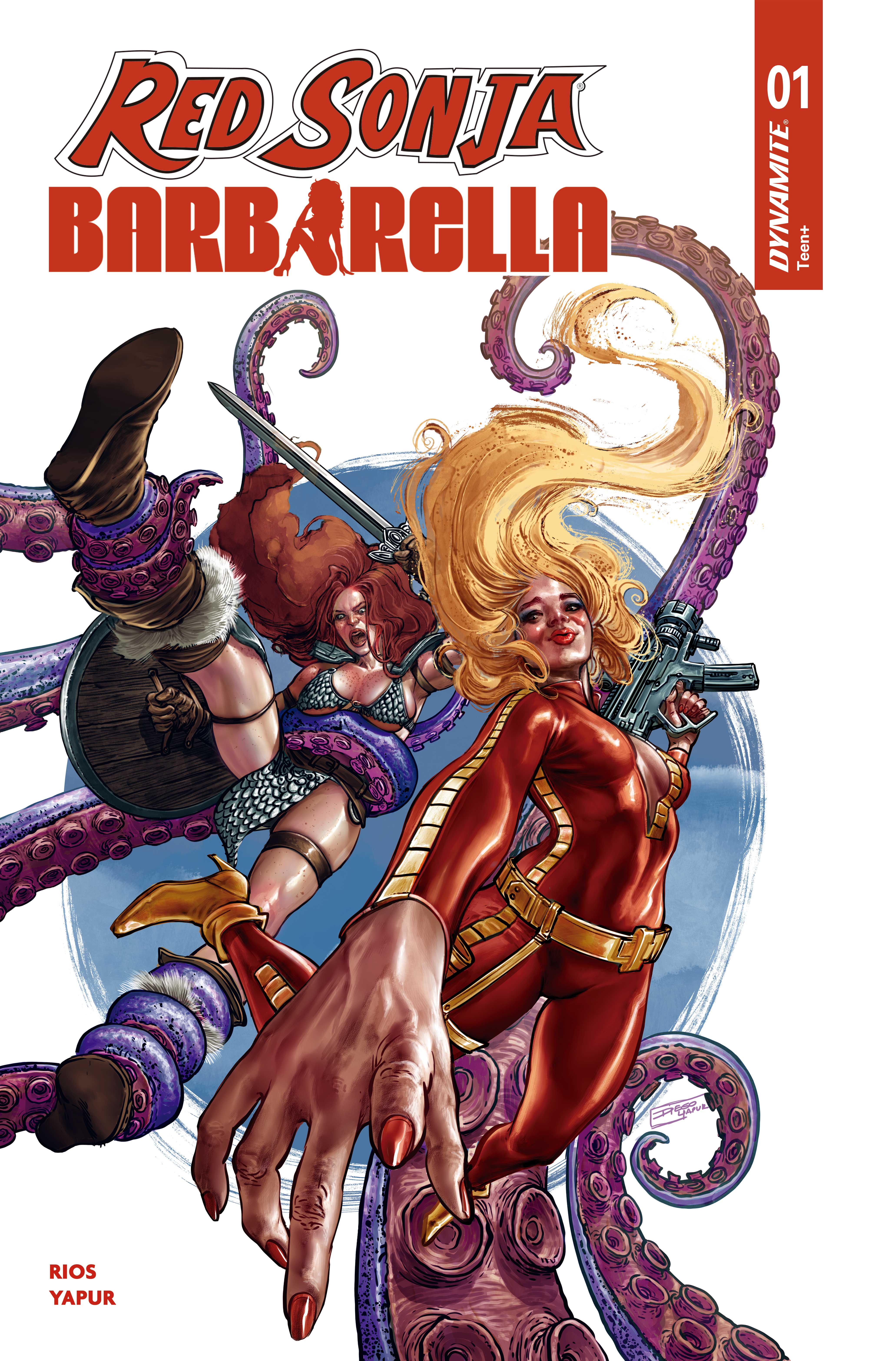 RED SONJA BARBARELLA #1 CVR C DIEGO YAPUR VAR