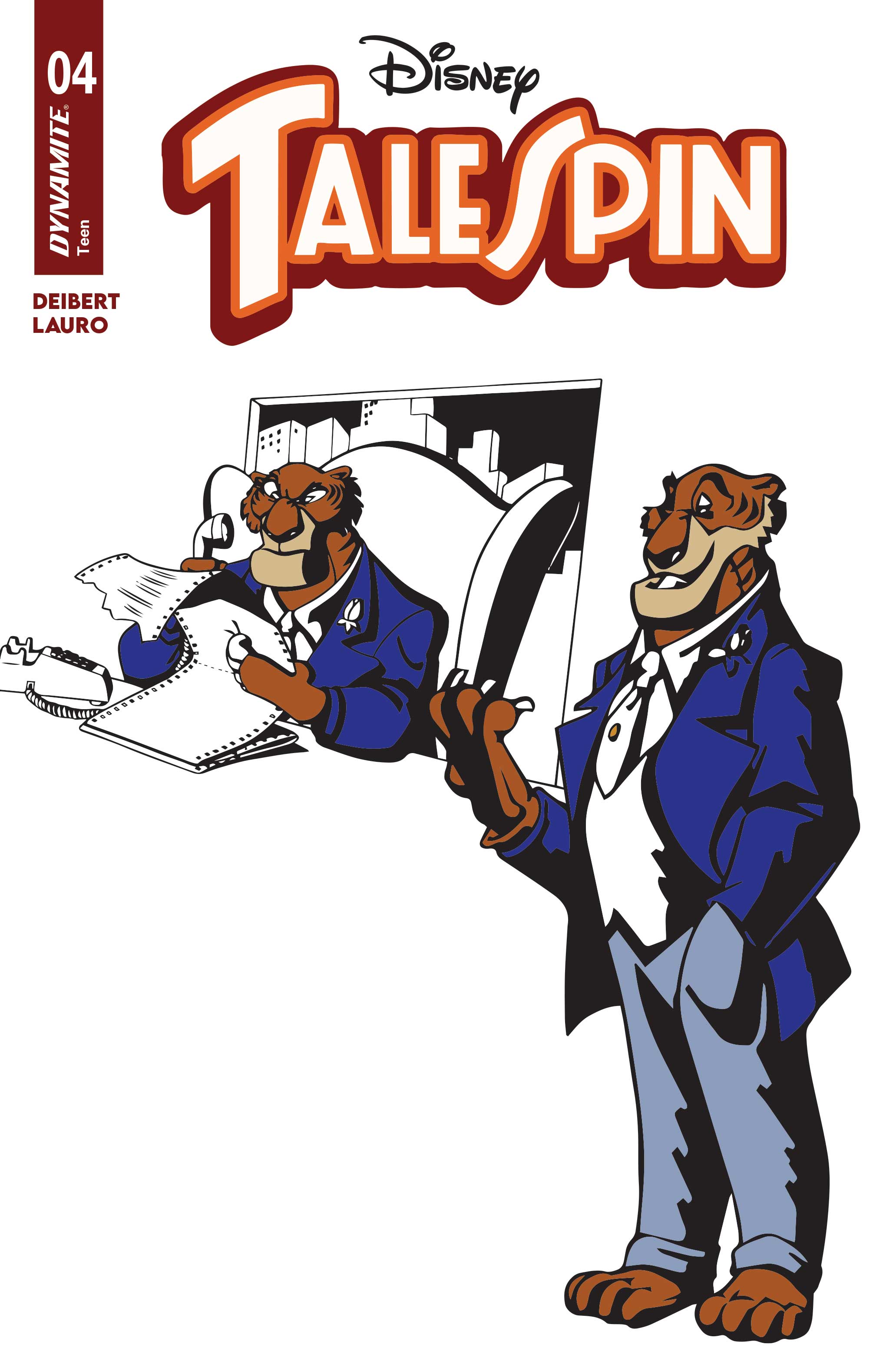 TALESPIN #4 CVR D CHARACTER DESIGN ART VAR