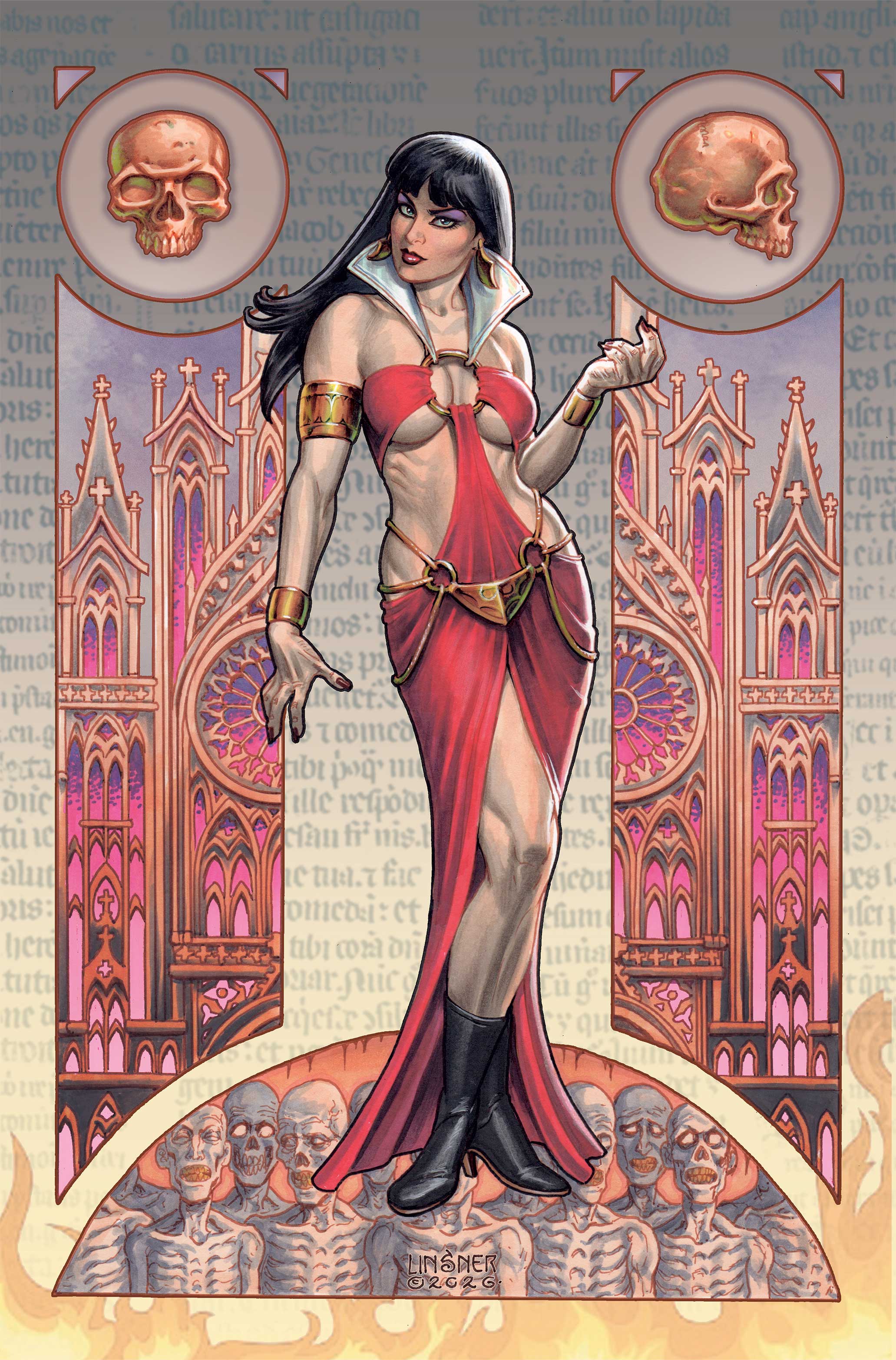VAMPIRELLA PARADISE #1 CVR I JOSEPH MICHAEL LINSNER LTD VIRGIN VAR