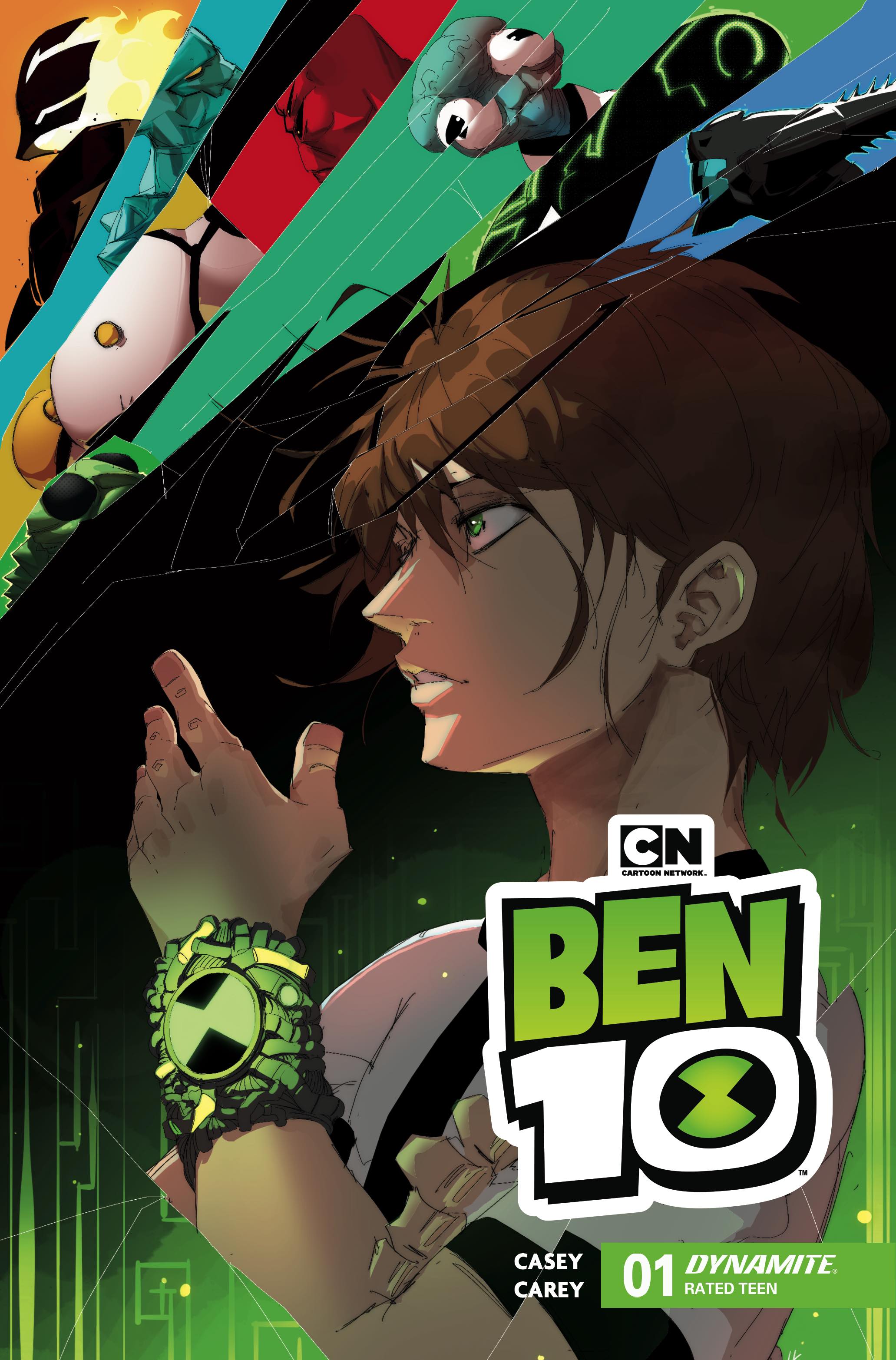 BEN 10 #1 CVR ZK LUCAS LEE GARZA COLOR TRADE DRESS DYNAMITE COM EXCLUSIVE VAR
