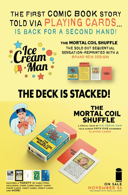 ICE CREAM MAN THE MORTAL COIL SHUFFLE CARD (NEW EDITION)