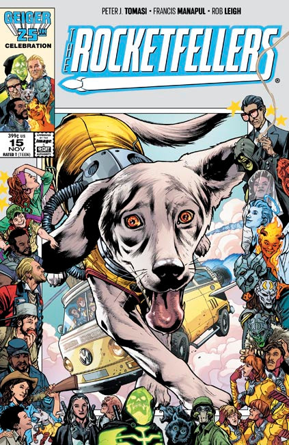 ROCKETFELLERS #15 CVR B BRYAN HITCH & BRAD ANDERSON GEIGER #25 ANNIVERSARY VAR