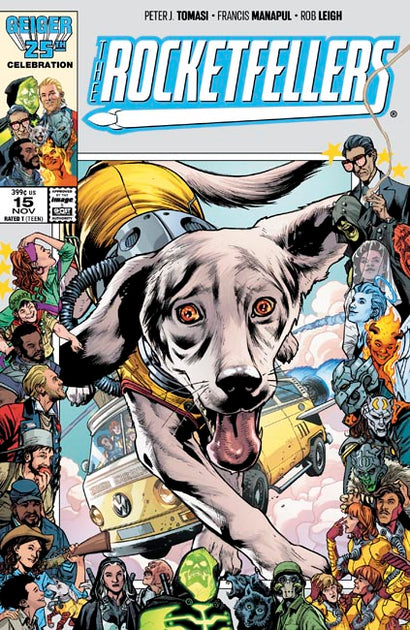 ROCKETFELLERS #15 CVR B BRYAN HITCH & BRAD ANDERSON GEIGER #25 ANNIVERSARY VAR