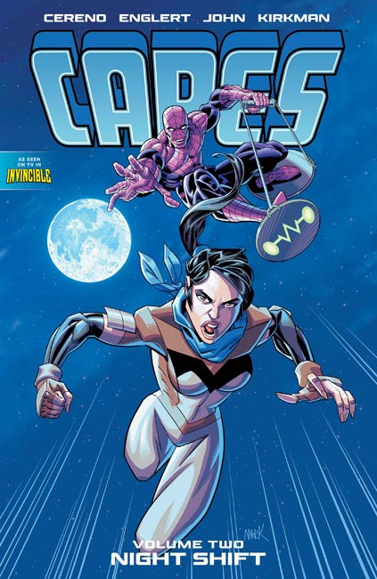 INVINCIBLE UNIVERSE CAPES TP VOL 02 DIRECT MARKET EXCLUSIVE MARK ENGLERT CVR