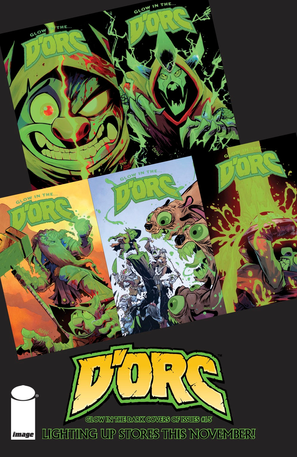DORC #1-5 GLOW IN THE DORC VARIANT BUNDLE