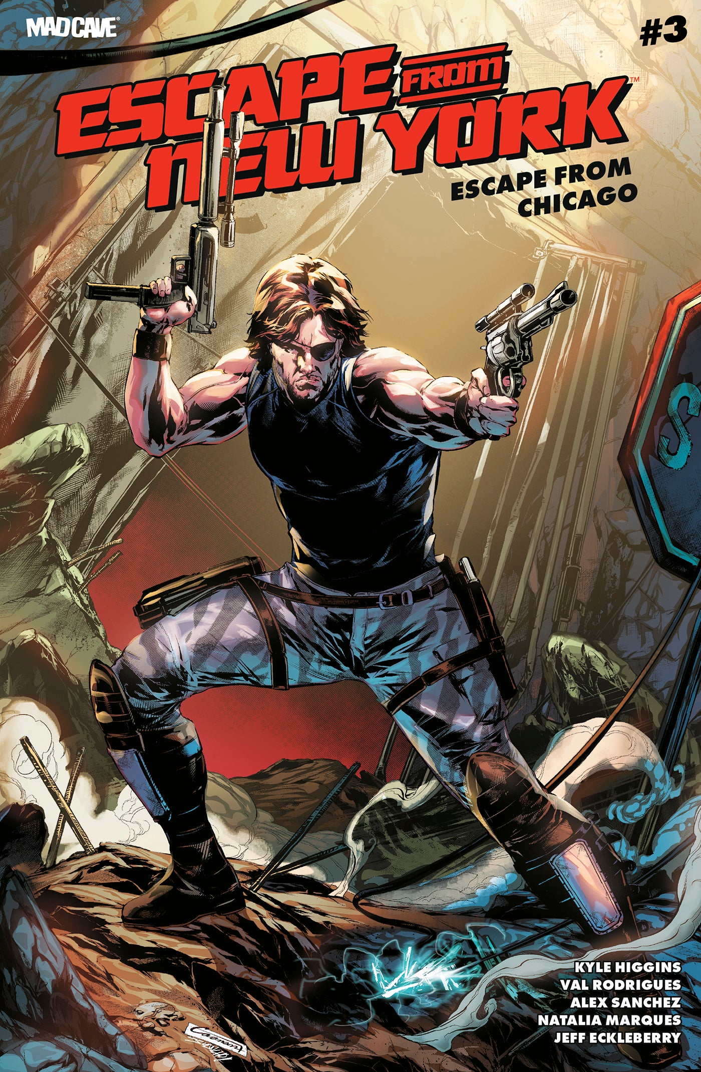 ESCAPE FROM NEW YORK ESCAPE FROM CHICAGO #3 CVR B CAANAN WHITE VAR