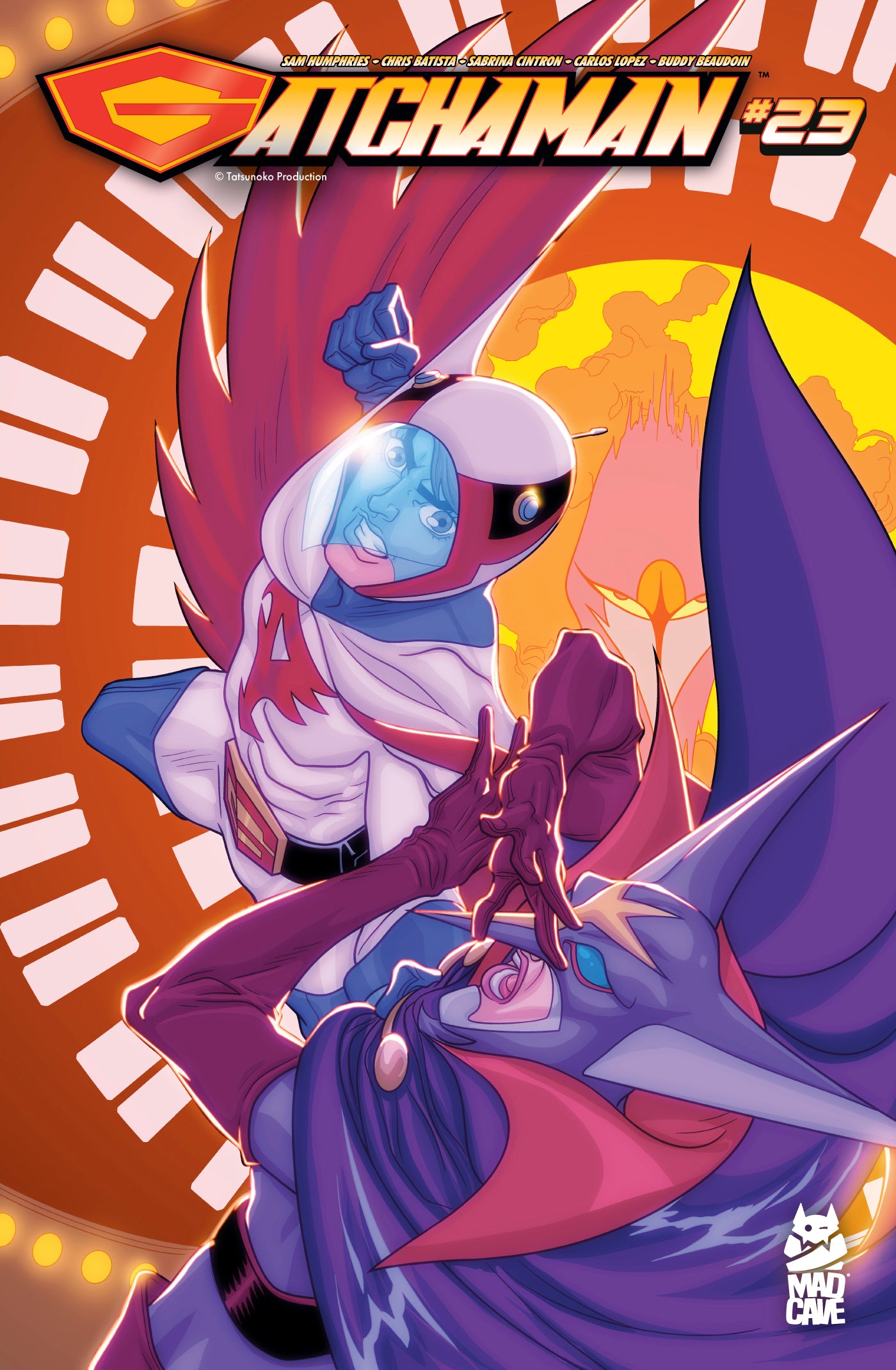 GATCHAMAN #23 CVR A CHRIS BATISTA SABRINA CINTRON