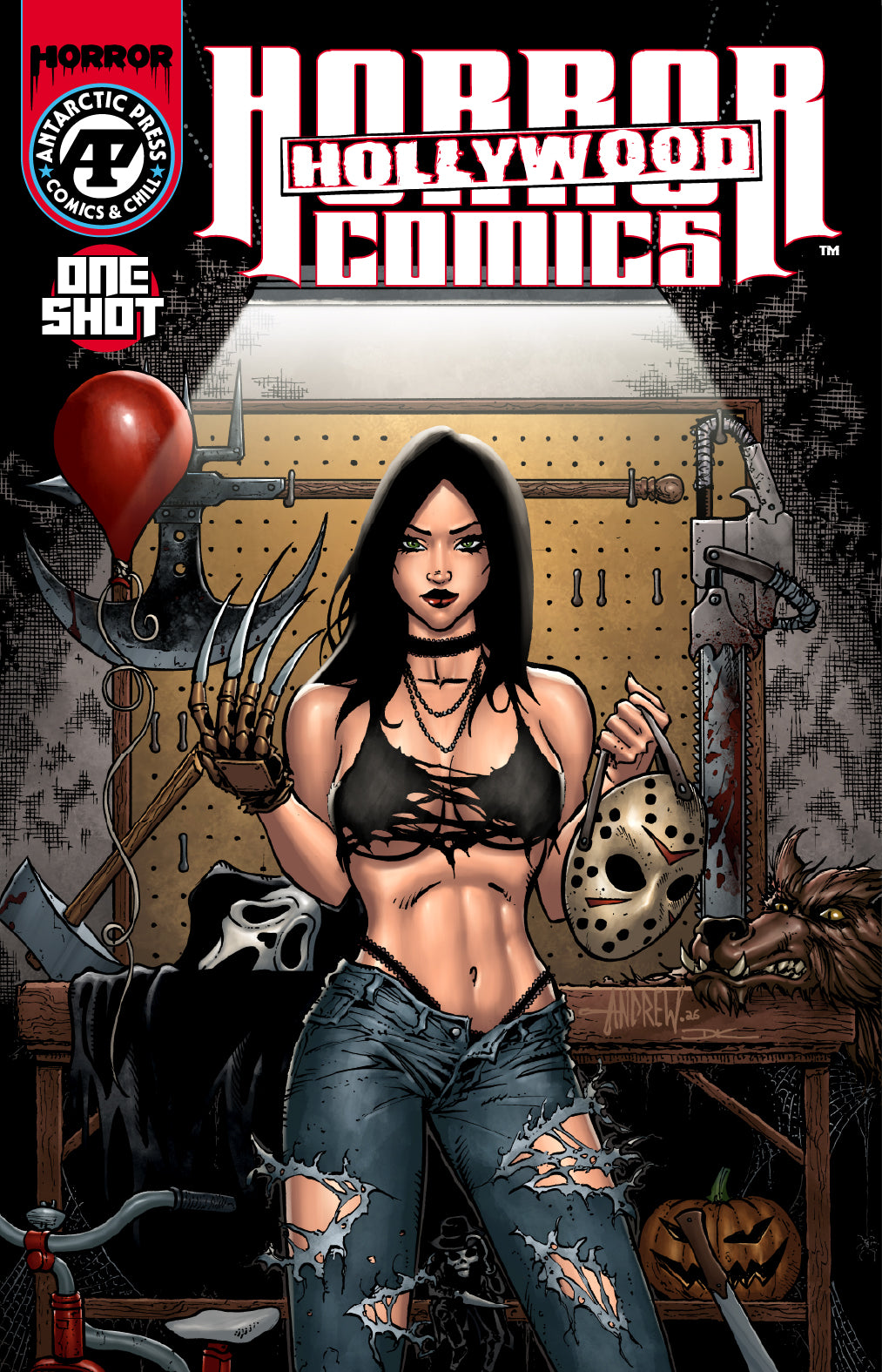 HORROR COMICS HOLLYWOOD (ONE SHOT) CVR A ANDREW MANGUM