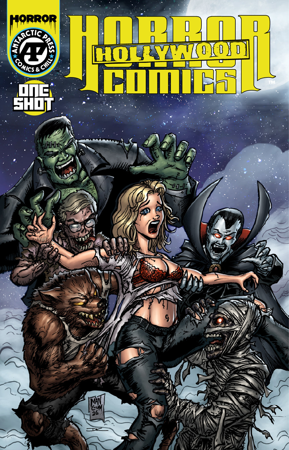 HORROR COMICS HOLLYWOOD (ONE SHOT) CVR B GABRIEL MANGUM VAR
